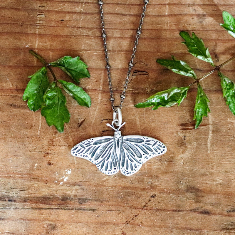 Monarch Butterfly Necklace - Main Image