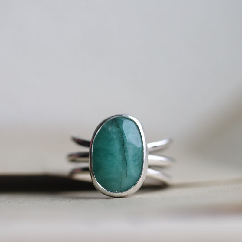 Emerald Ring No. 101 | Size 6.25