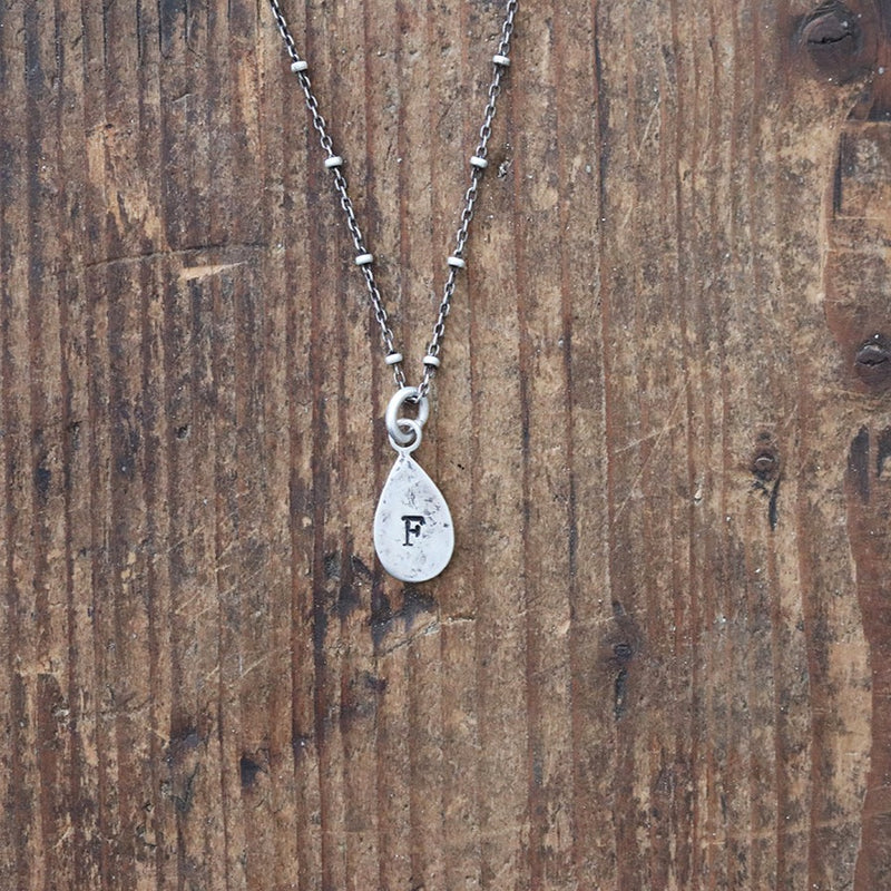 Initial Charm Necklace - one charm.