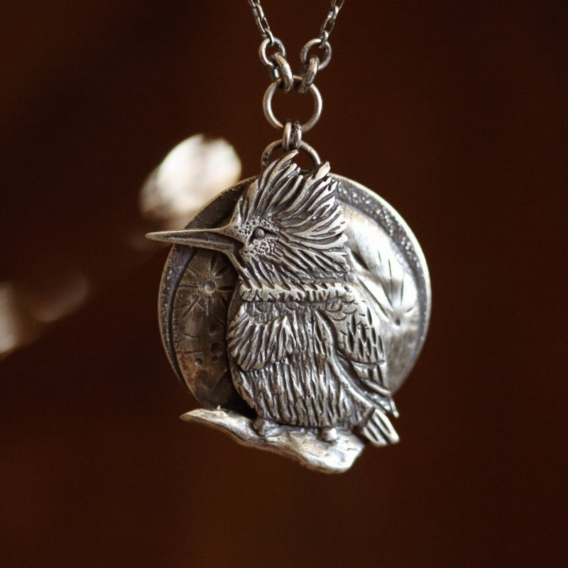 Belted Kingfisher Necklace